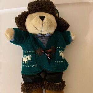 2016 Home for the holidays Starbucks Plush Bearista teddy bear in Sweater‎
